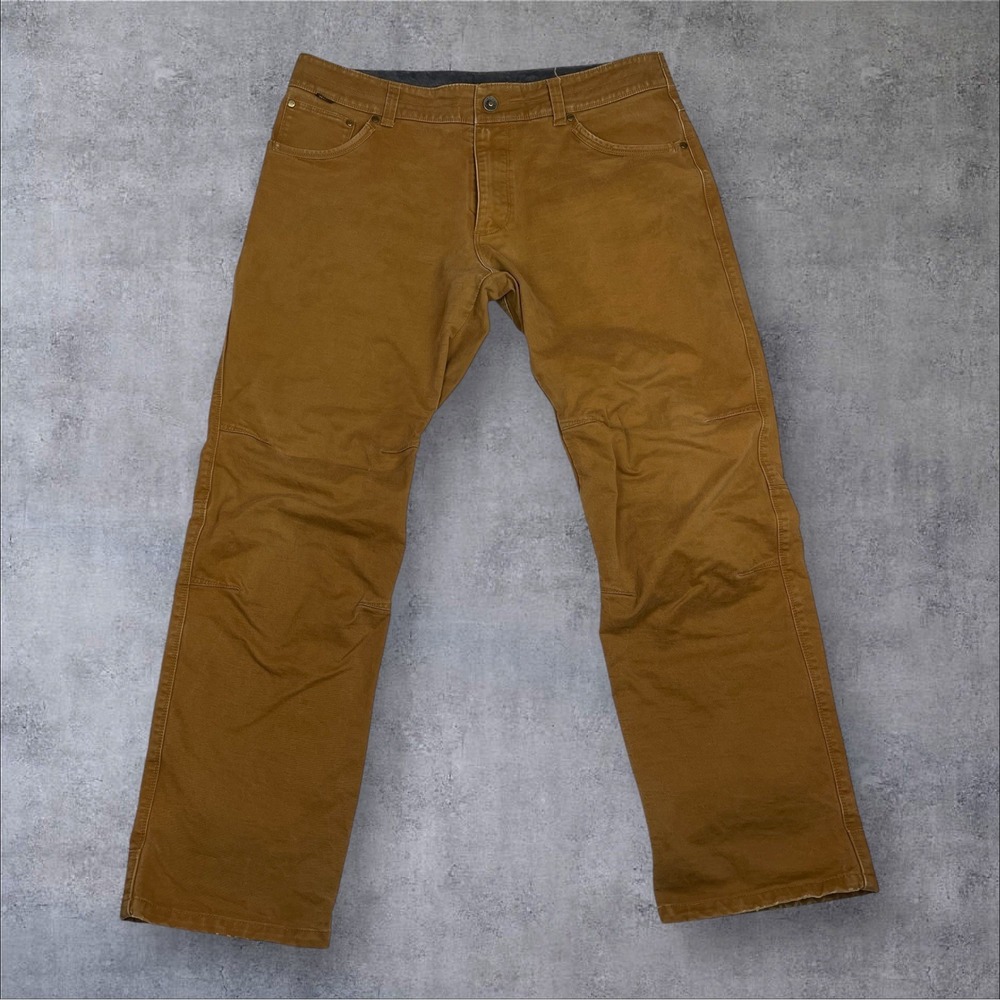 Kuhl Rydr Vintage Patina Dye Pants  Mens 36x32 Gold Outdoor Hiking Workwear